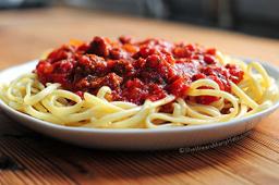 Spaghetti w/ Meat Sauce